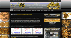 Desktop Screenshot of cashforgoldaustralia.com.au